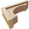 Ekena Millwork 4"W x 12"D x 8"H Classic Emerson Rough Cedar Woodgrain TimberThane Corbel, Primed Tan CORUR04X12X08EMRRCPR - alternate 4
